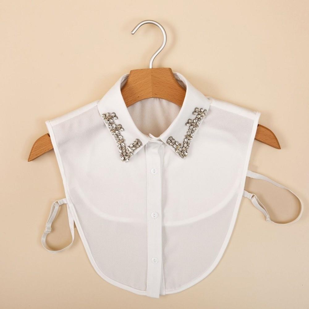 Top Halsbekleidung Abnehmbarer Kragen Baumwolle Revers Falscher Kragen Vintage Falscher Hemdkragen Bluse Tragen
