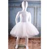 Tutu White Ribbon Girl's 23 April Performance Crinoline