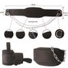 WEZHO Weighted Fitness Pull-Up Belt Set