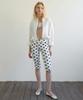 Aobteu Capri Ribbed Leggings - Dot