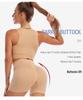 Women's Cross-Border Yoga Suit: Shockproof Sports Bra, Sexy Deep U Vest, and Fitness Running Shorts Set
