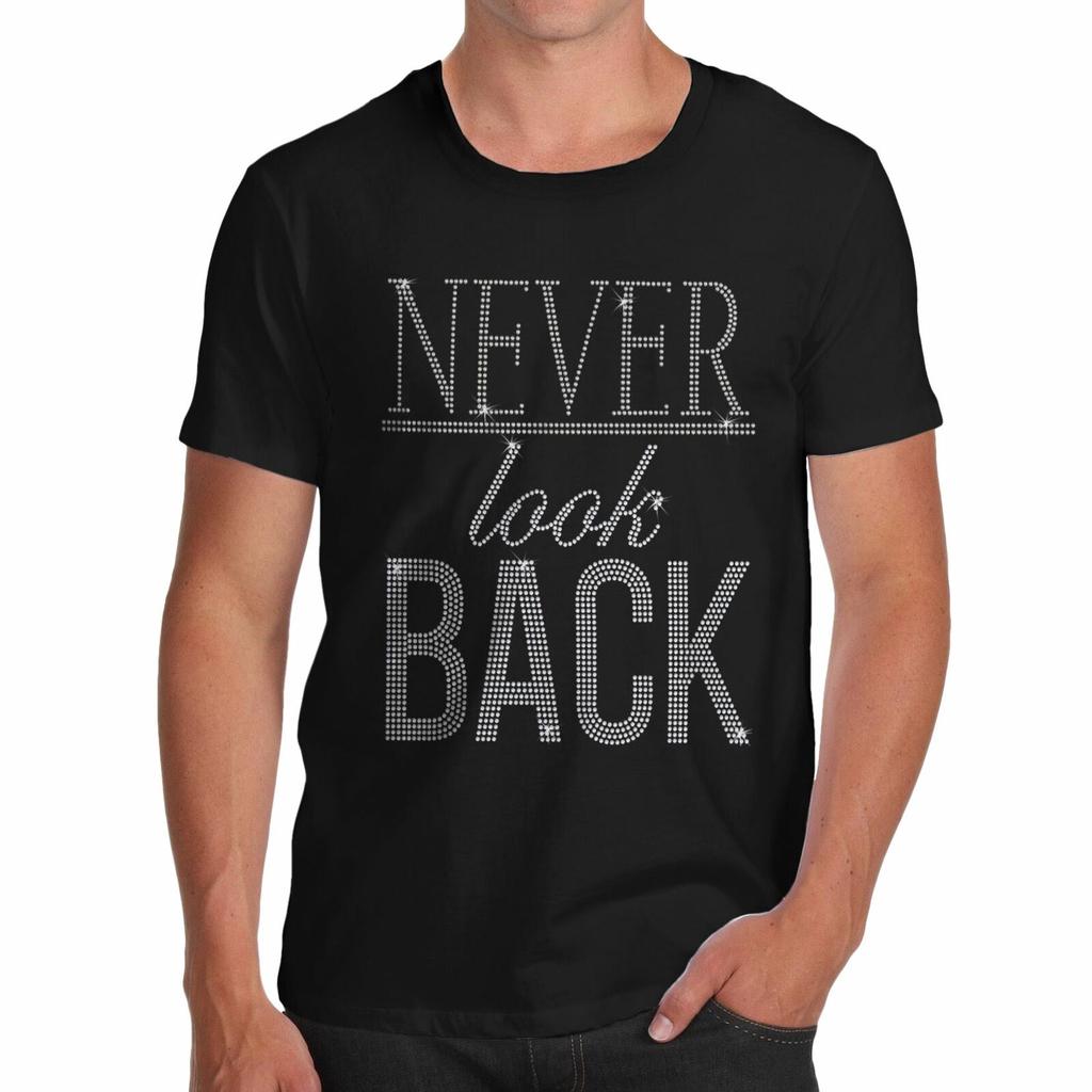 T Shirt Black Cotton Men 