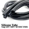 ID 2mm-10mm Food-Grade Black Silicone Tube Flexible Heat-Resistant Hose Non-Toxic for Kitchen Beverage & Food Fluid Transfer