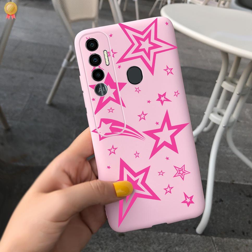For Tecno Spark 7 P Pro 7P 7Pro Case Cute Girls Bear Back Cover Silicone For Tecno Spark7 P Pro Spark 7 P Pro 7P 7Pro Phone Case
