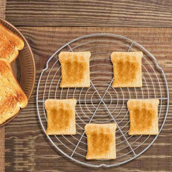 Barbecue Mesh Tool Round Grid Wire Round Shape Net Rack for Round Barbecue 15 Inch Grate Barbecue Rack for Cuisinart Tool Tool Cable for Utensil