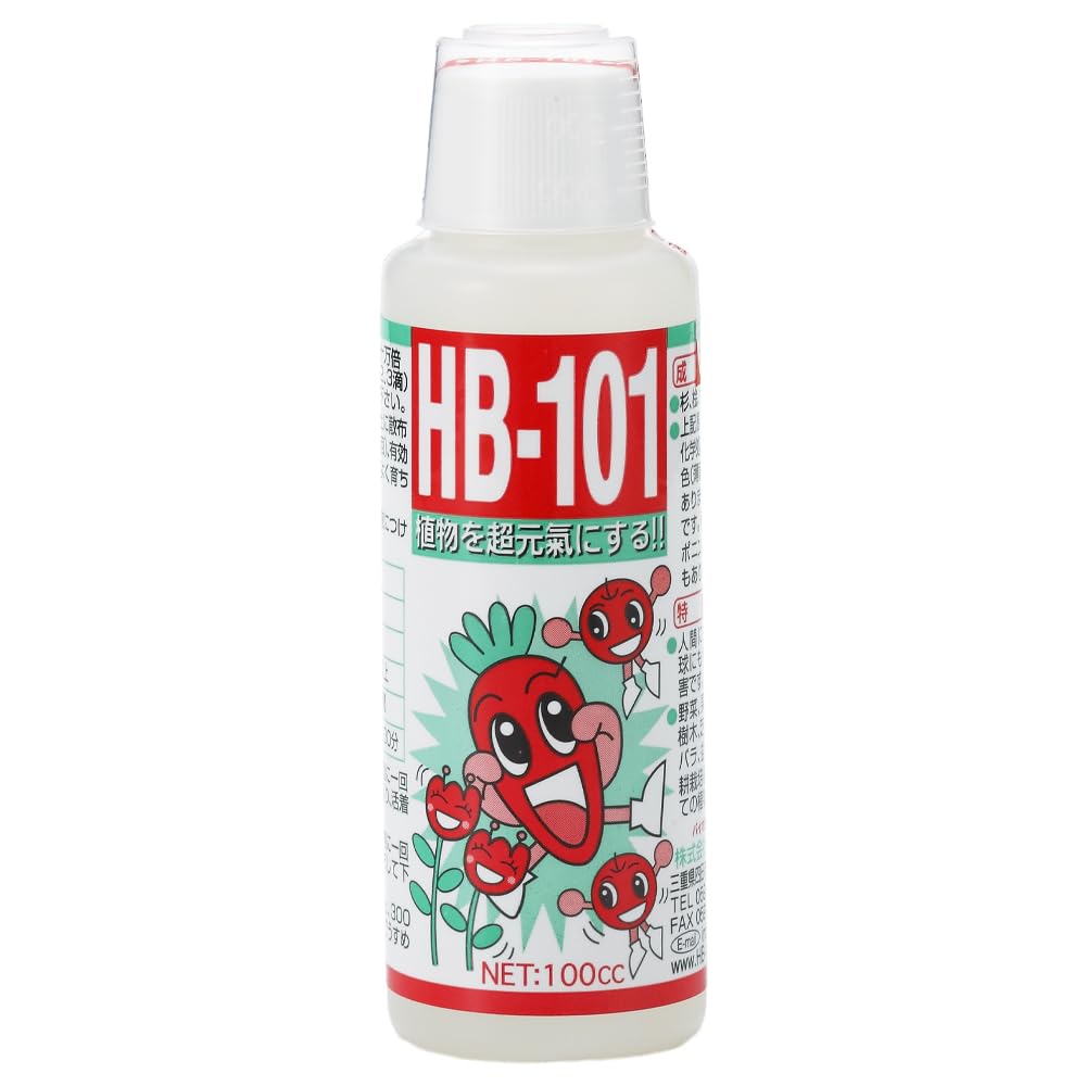 Flora HB-101 Стимулятор роста растений - Быстродействующий, Разведение 1:1000, Концентрат 100 мл. Для цветов, овощей, декоративных растений, гидропоники, срезанных цветов, с