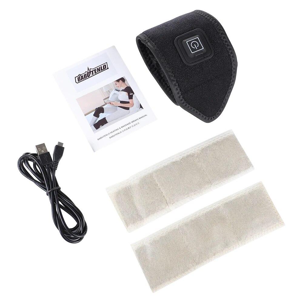 3 Gear Electric Far-infrared Heating Wrist Guard Wormwood Hot Compress Physiotherapy Wrist Support Brace Arthritis Pain Relief