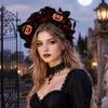 Halloween Floral Headband Plastic for Women