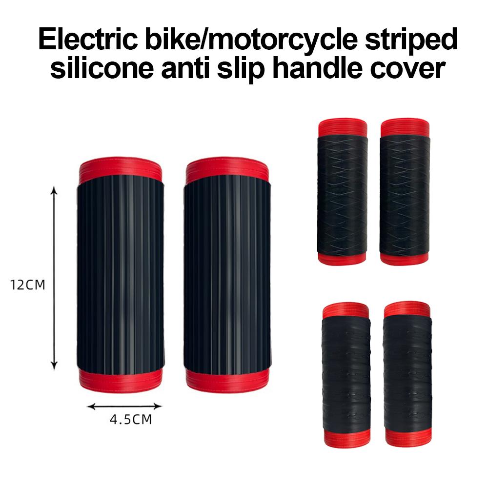Non Slip Handle Bar Grip Self Shrinking Handlebar Brake Cover Universal Non-slip Silicone Moto Modification Riding Equipment Protective Covers