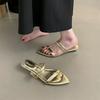 Shoes for Women 2024 Hot Sale Shallow Women's Slippers Fashion Set of Toes Dress Slippers Women Sexy Pointed Toe Flat Slippers