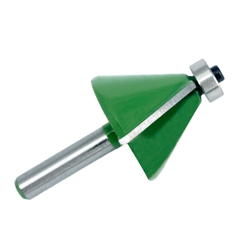 Punta del router per smusso con codolo 1pc 8mm 11.25 15 22.5 30 fresa da 45 gradi per macchine utensili per lavorazione del legno in legno