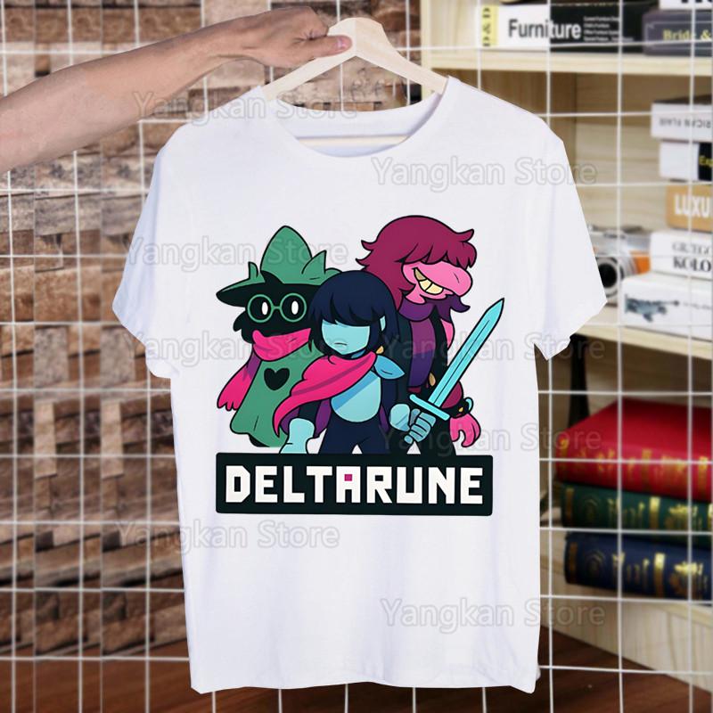 Deltarune Trička potisk O-výstřih Krátký rukáv Běžné Pánské Vysoce kvalitní Pánské Hip-Hopové tričko