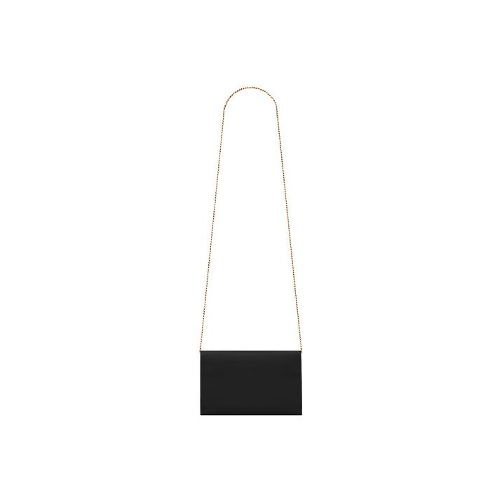Saint Laurent Uptown Wallet On Chain Nero Women Shoulder_bags Black 607788-1GF0J-1000