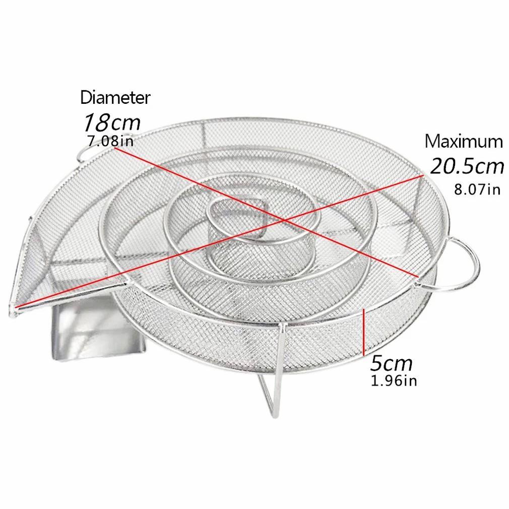 

D5 BBQ Cold Smoke Generator for BBQ Grill or Smoker Wood Dust Hot and Cold Smoking Salmon Meat Burn Stainless Cooking Bbq Tools