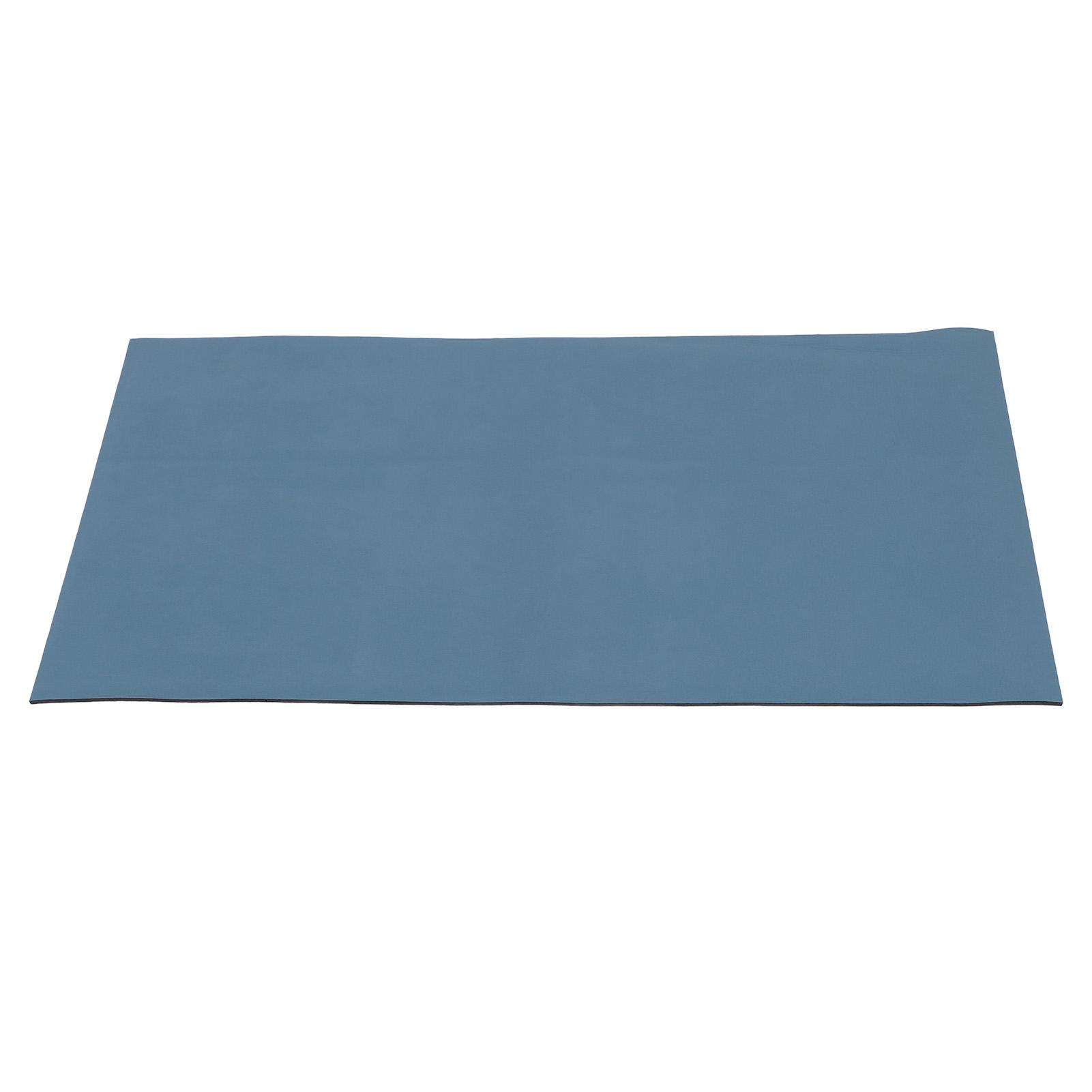 

44cm X 76cm Kitchen Floor Mats PU Water Resistant Oil Proof Foot Mats Thickened High Elasticity Floor Rug for Home Blue синий