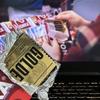 Hot Anime Wonka Charlie Chocolate Golden Ticket Anime Gold Voucher Brooch Pin Badges Metal Pins Bookmark Collection Holiday Gift