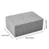 Barbecue Cleaning Stone - SODIAL - Pumice Stone - Grey - Non-toxic, Odorless - Residue-free Cleaning