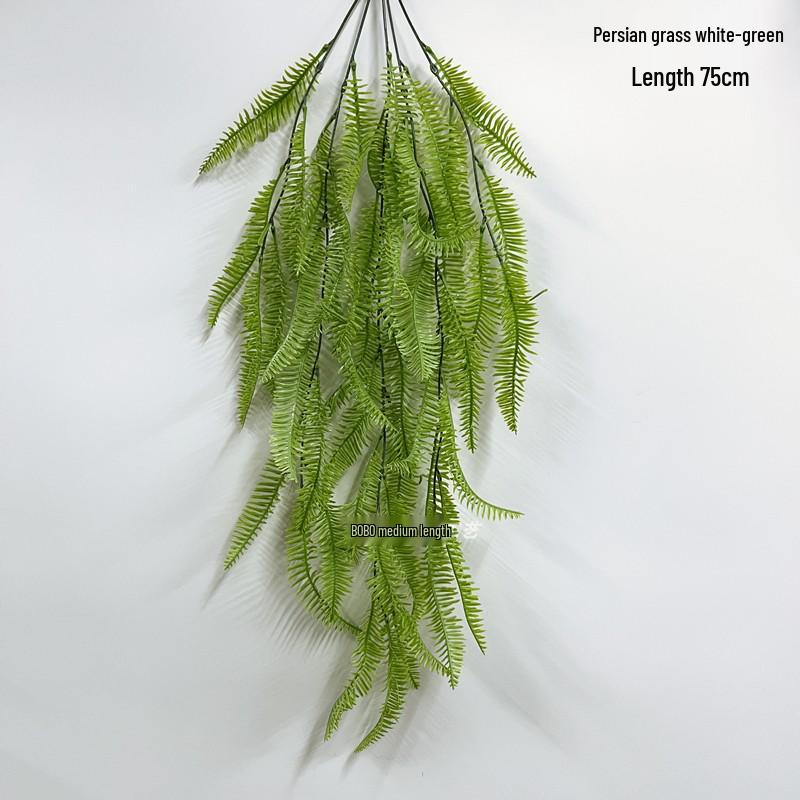 Artificial Spider Plant & Fern Hanging Decor - Trailing Green Vines for Wall & Ceiling