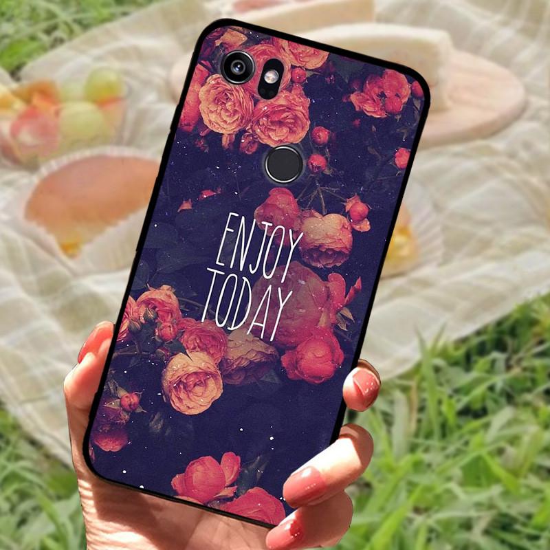 Pro Google Pixel 2 XL Pouzdro Mramorové Nárazuvzdorné Měkký silikon TPU Zadní kryt Pouzdro Pro Google Pixel2 Pixel 2 XL 2X Pouzdra na telefon Roztomilé