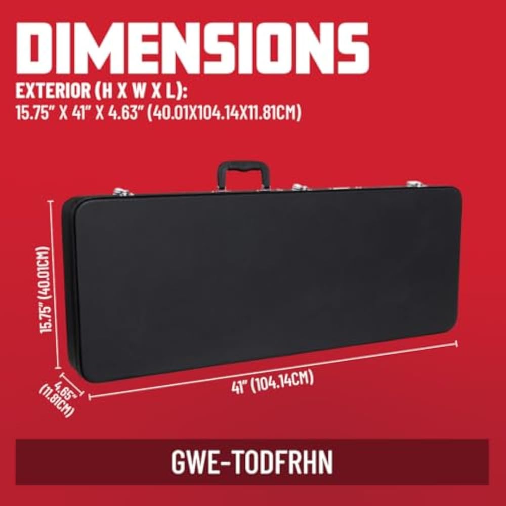 Gator Cases Gator Hard Case for Elegant Ibanez Tim Henson Signature Model TOD10N/FRH10N Compatibl...