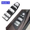 Chrome Electrical Master Power Window Lifter Switch Control Regulator Button For BMW X3 X4 X5 5 6 Series G30 G31 G32 G01 G02