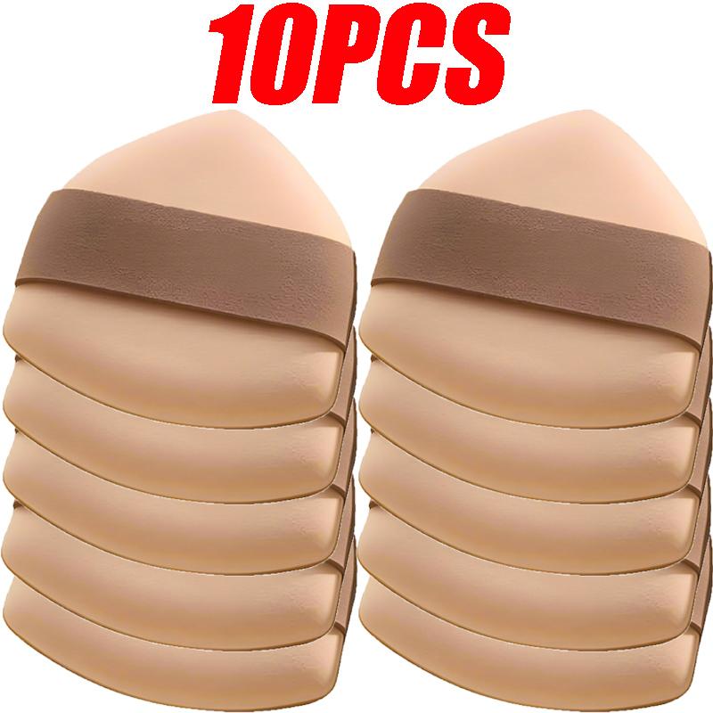 Dreieckiges Design Schwamm Puderquaste Doppelseitig Nass- und Trockenanwendung Kosmetikquaste Gleichmäßiges Auftragen von Foundation Leicht zu Reinigen Make-up Werkzeuge