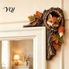 Unique Woodland Themed Gift Chipmunk Tree Hollow Door Topper, Animal Frame Decoration, 3D Wood Country Cabin Interior Accessory Cute Corner