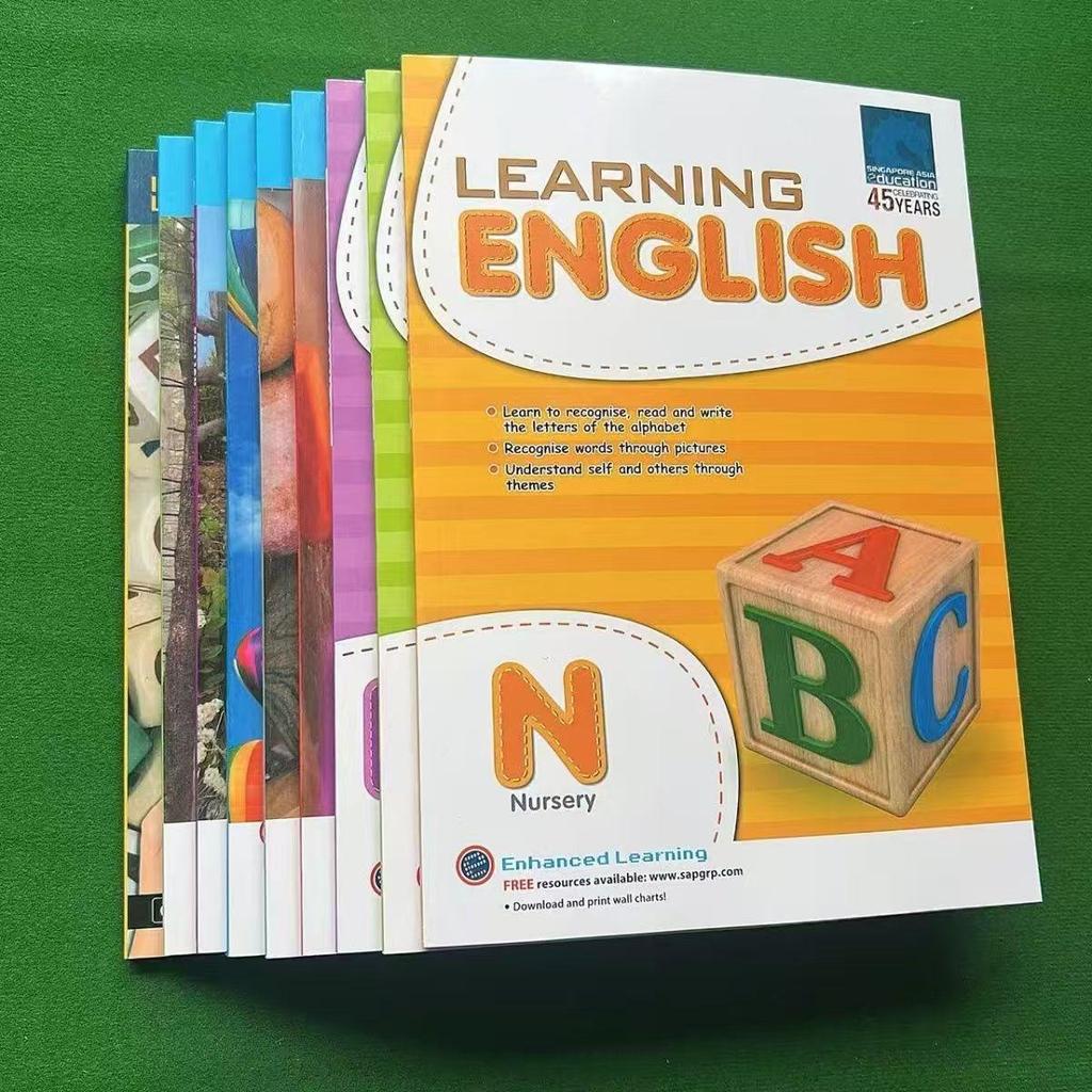 SAP Learning Mathematics Grades 1-6 Textbook & Workbook Set (9 Books)