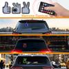Gesture Light Funny Car Finger Light With Remote Control Atmosphere Light Hand Lamp Sticker Glow Panel Car Light Universal