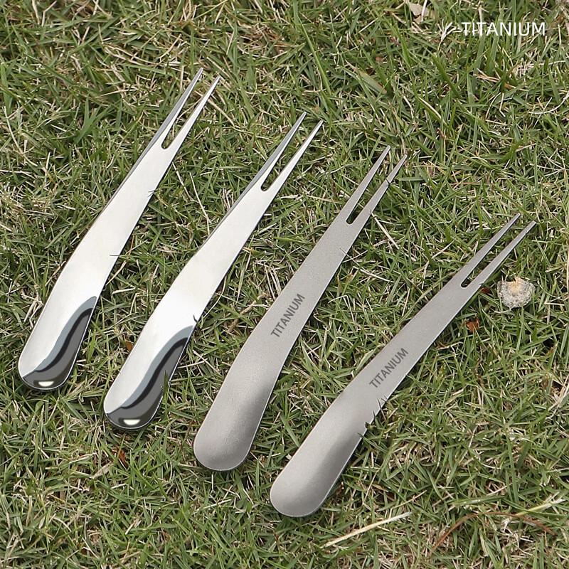 3-Piece Portable Fruit & Dessert Fork Set