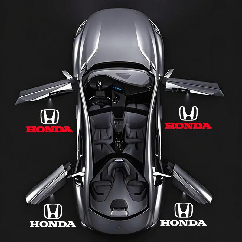 Honda Car Door Logo Welcome Light Projector Lamps Accessories For Honda Accord Civic FIT Insight CRV Jazz HRV CRZ CRX City Vezel
