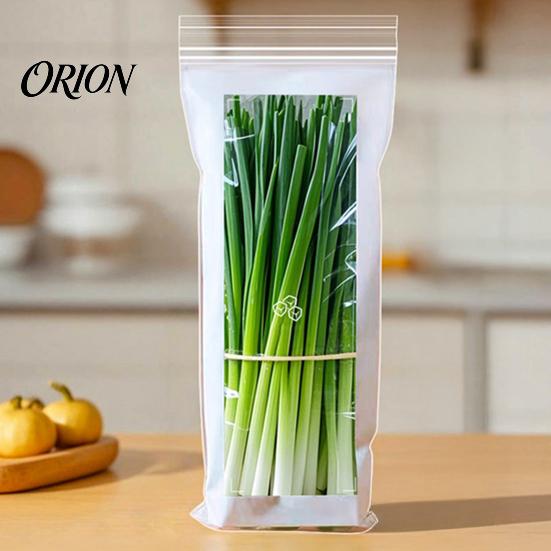 Large Capacity Food Bags Reusable Fresh-keeping Bags, Extra Long Sealable Storage Double Silicone for Meal Prep Layer Leakproof Seal Plastic