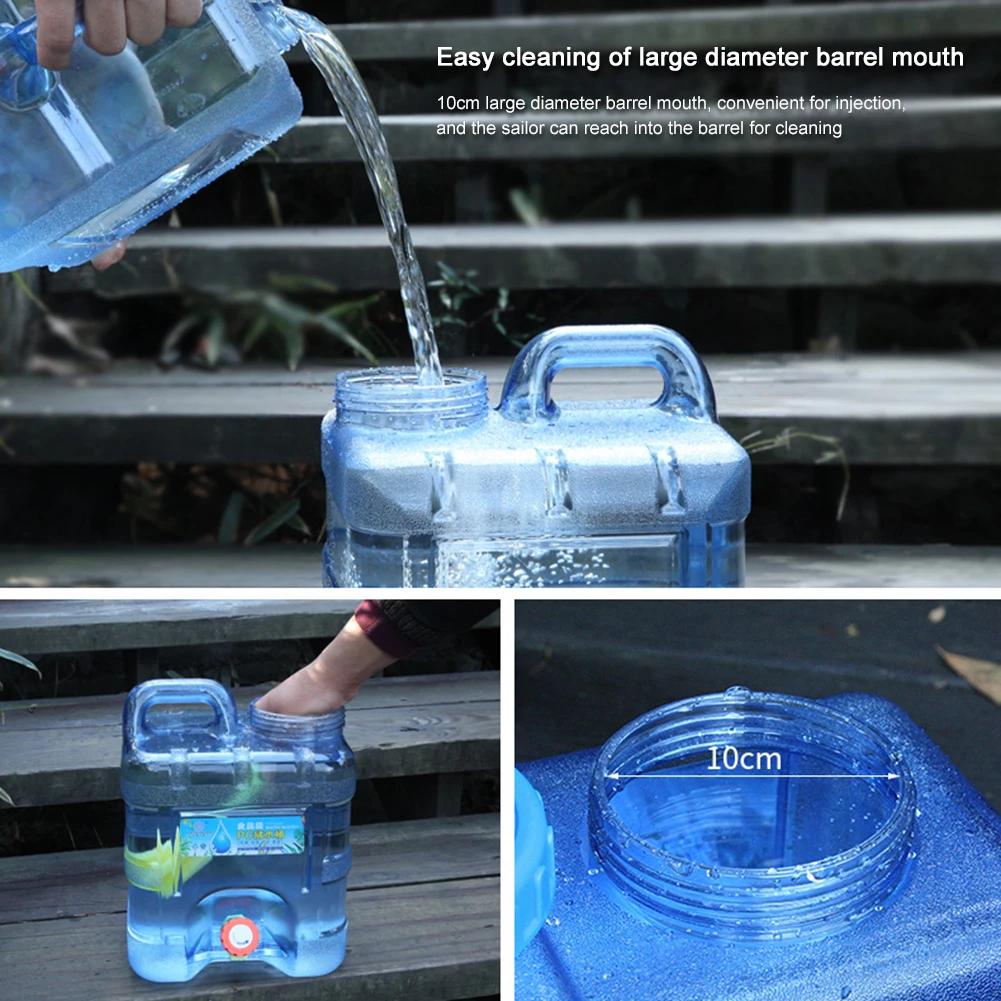 5/7.5/10/12/15L Portable Water Bucket Driving Pure Water Tank Container for Outdoor Camping Hiking Picnic Water Storage Carrier