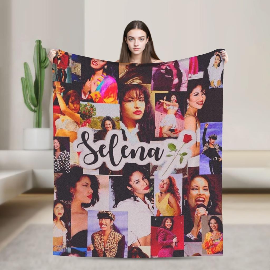 Singer Selena Gomez I Said I Love You First Blanket  Warm Soft For Home Decor Decorative Flannel Bedspread Bed Cover