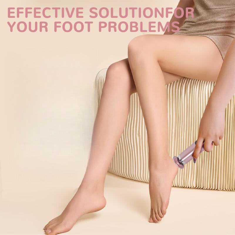 Elektrisk fotfil 2 i 1 Fot- och hand elektriska verktyg Polerade och släta glänsande tånaglar Elektrisk förhårdnadsborttagare Pedikyrfil Fotvårdsverktyg