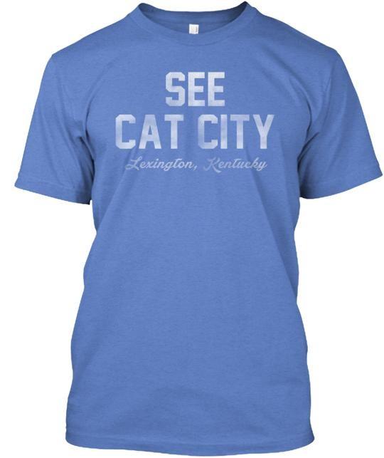 Kentucky Cat City T-Shirt Made in the USA Size S to 5XL 3XL
