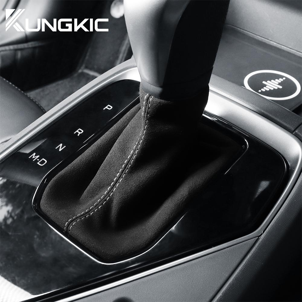 Copri-cuffia leva cambio in camoscio per Crosstrek Impreza 2024 2025 2026 Manuale RHD LHD