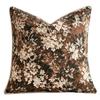 Retro Floral Decorative Square Throw Cover for Sofa Couch (No Insert)