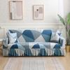 1/2/3/4 Seater Stretch Sofa Cover Elastic Printed Sofa Cover With Skirt Non-slip Armchair Slipcover for Living Room Hotel 1Pcs