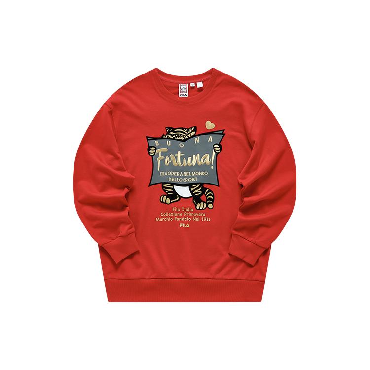 

Новые свитшоты унисекс из коллекции FILA Co-branded Year Of The Tiger, цвет Legend Red F11U219203F-RD XL