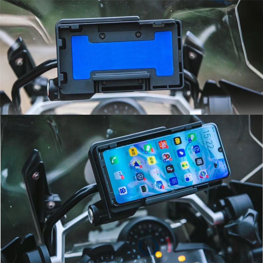 Wireless Motorcycle Charger Pad Phone Navi Bracket For BMW R1200GS R1250GS ADV