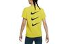Dri Fit Running T Shirts Women's Yellow Crew Neck Moderate Straight Fit DD5316-733