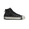Y-3 Nizza Hi Comfortable Trendy Versatile High-Top Canvas Sneakers Men Sneakers Black 52-JQ2449