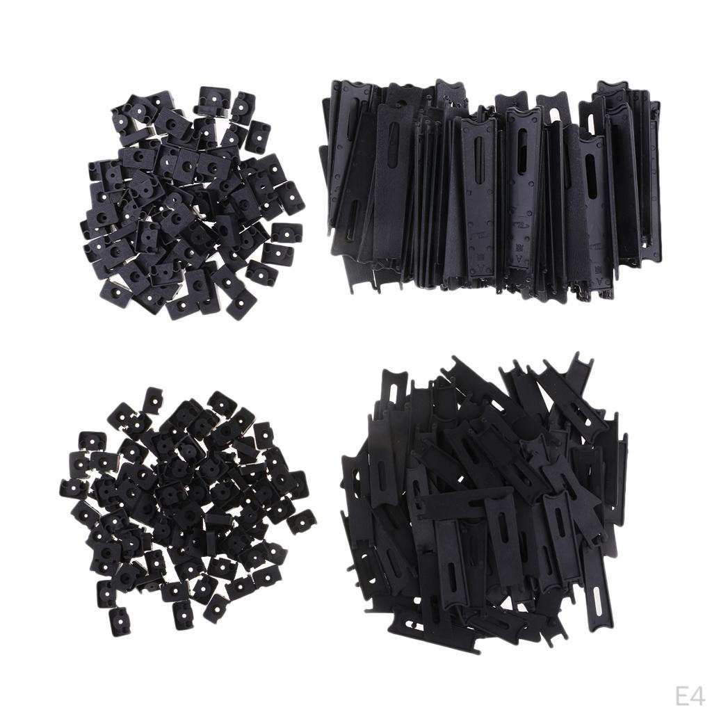 100 Pcs For Photo DIY Game, Black,