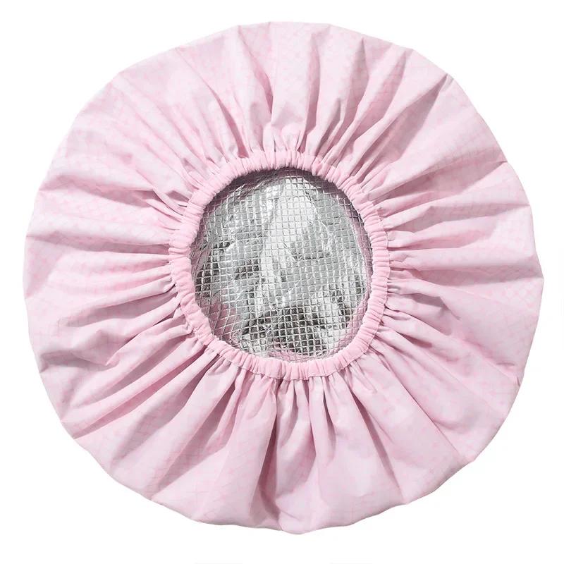 1PC Self-heating Tin Foil Hat Thickened Heating Steam Hair Mask Cap Portable Hair Salon Smooth Hair Oil Baking Cap