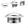 Round Chimney Cap Flue Cover Rainproof Cone Top Exhaust Vent Lid Roof Rain Guard