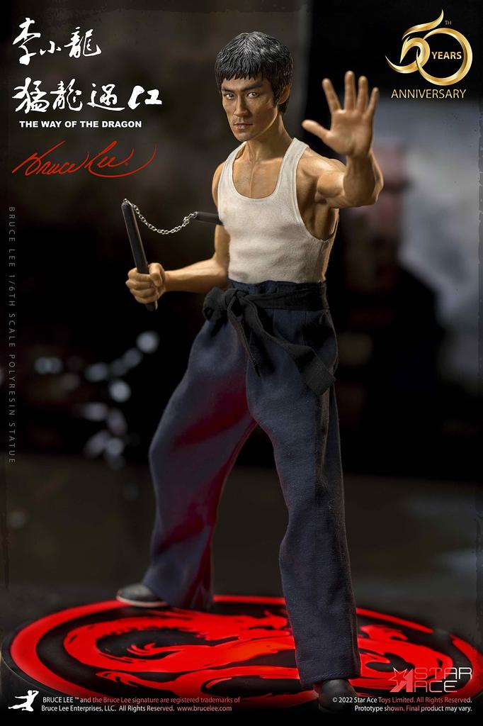 Star Ace Toys Bruce Lee Statue Deluxe Scale Polyresin Painted Finished Figure 1/6 Ver. 1/6