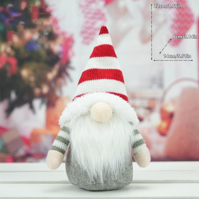 Xmas Gifts Santa Claus Pendant Glowing Gnome New Year Christmas Faceless Doll Merry Christmas Navidad Natal Gift Ornament