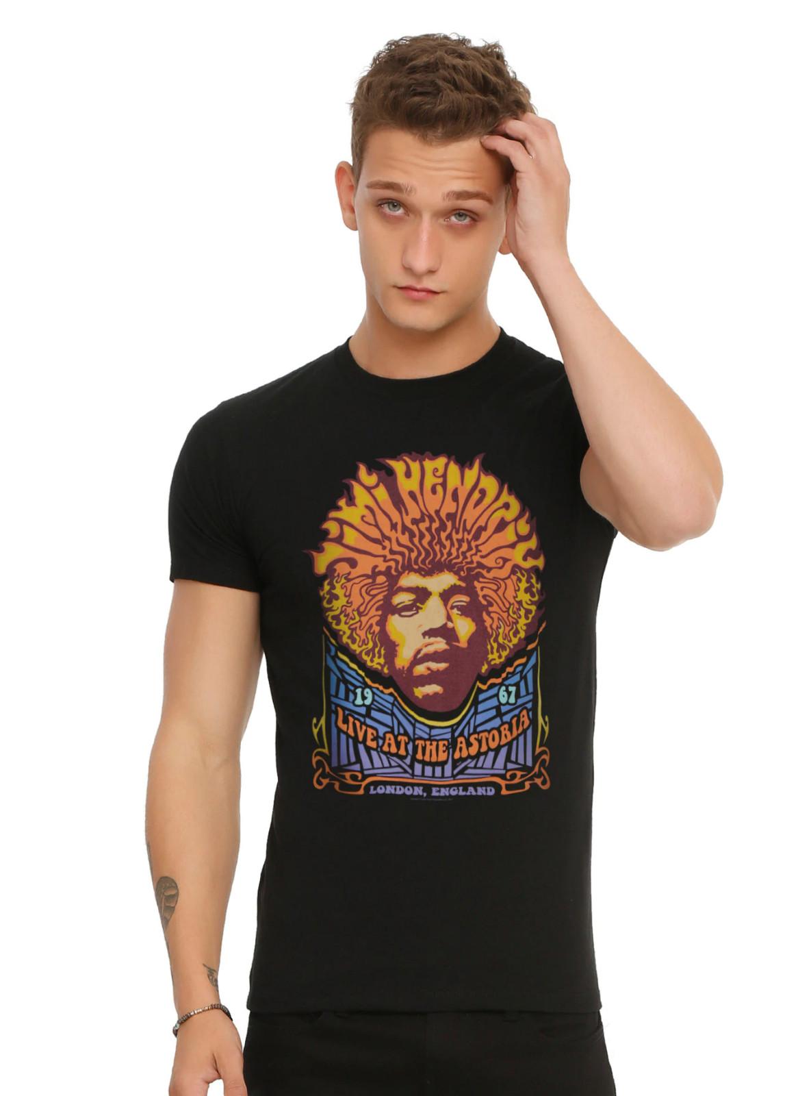 JIMI HENDRIX LIVE AT THE ASTORIA T-SHIRT S разноцветный