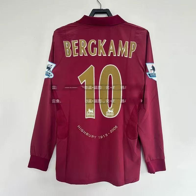 Retro Long Sleeve Soccer Jersey Vintage Football Shirt Men Women Adult Fan Wear Classic Player Style